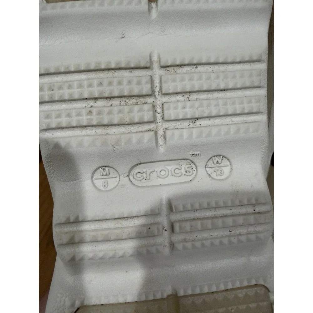 Crocs Men's 8 Women's 10 Ivory‎ Echo Storm Tundra Shoes 209414-0HR Water Boating